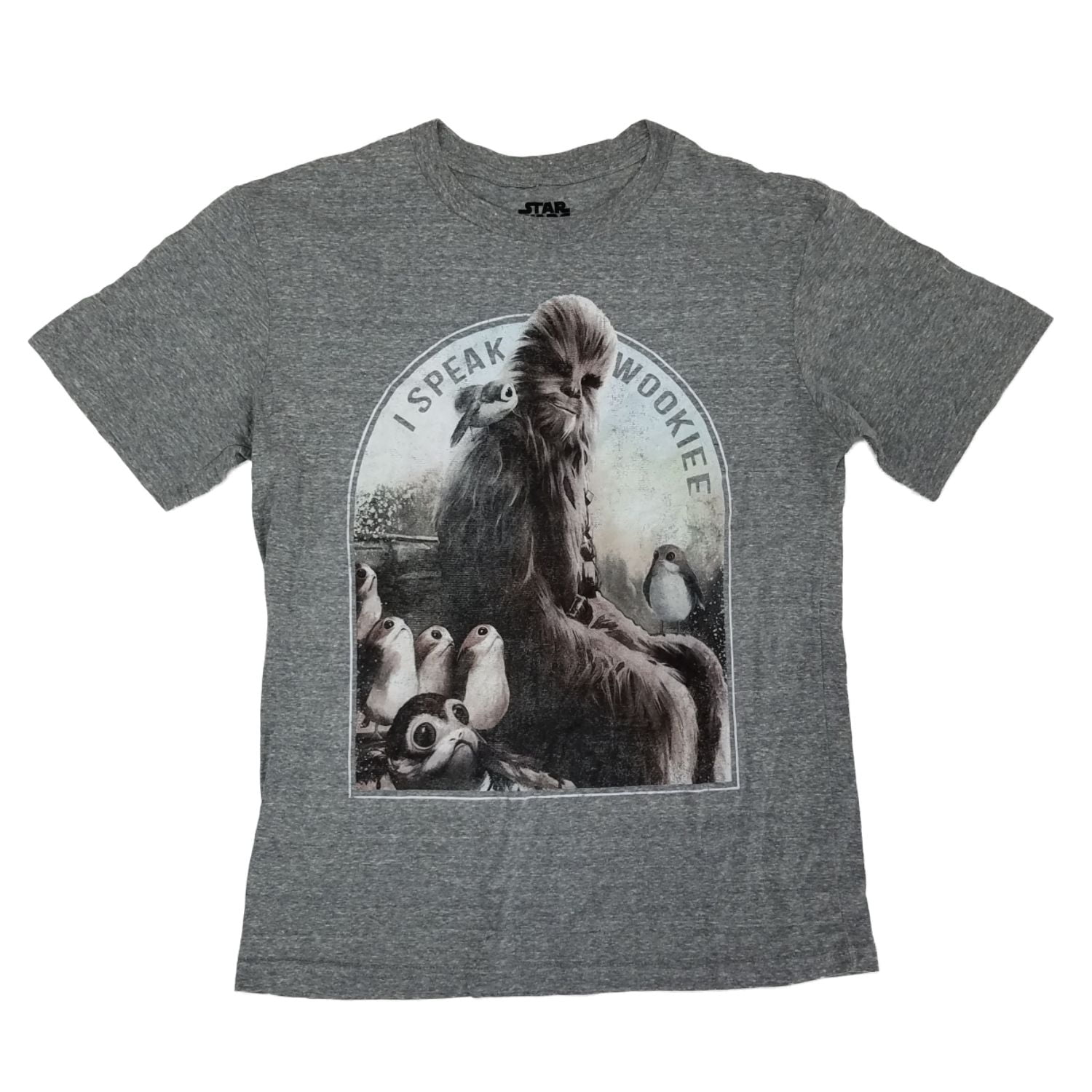 Men's Star Wars Chewie's Got My Back Grey T-Shirt 