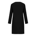 thumbnail image 6 of Aboser Christmas Night Shirts for Women Trendy Elk Graphic Nightgowns Soft Long Sleeve Pajama Dress Lightweight Casual Short Sleepwear Holiday Outfits, 6 of 7