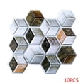thumbnail image 1 of Calcomanía Pared 3D anticolisión pegatina Pared extraíble PVC Irregular ladrillo panel Pared decoraciones artísticas 10 Piezas Methold JJ24094-04, 1 of 6