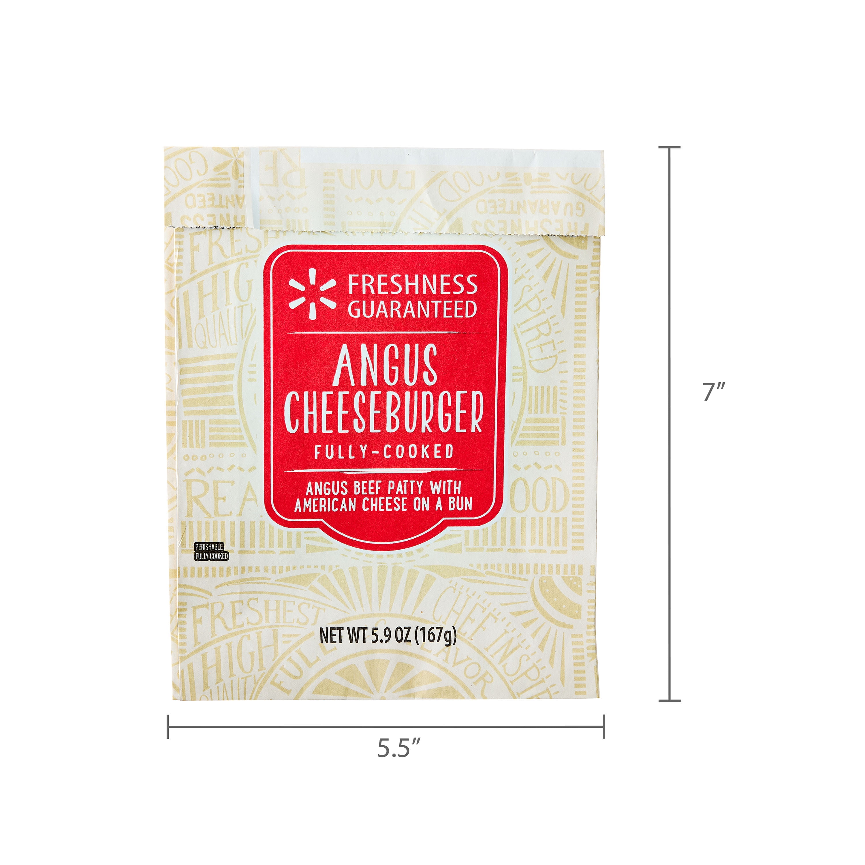 Freshness Guaranteed Hot and Ready-to-Eat Angus Cheeseburger, 1 Count