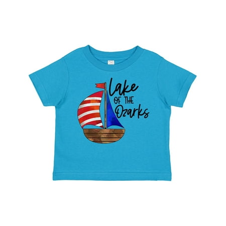 

Inktastic Lake of the Ozarks Sailboat Gift Toddler Boy or Toddler Girl T-Shirt