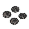 thumbnail image 3 of 4pcs Black Lace Nipple Covers Soft Silicone Reusable Adhesive Waterproof Breast Nipple Coverage Patch, 3 of 5