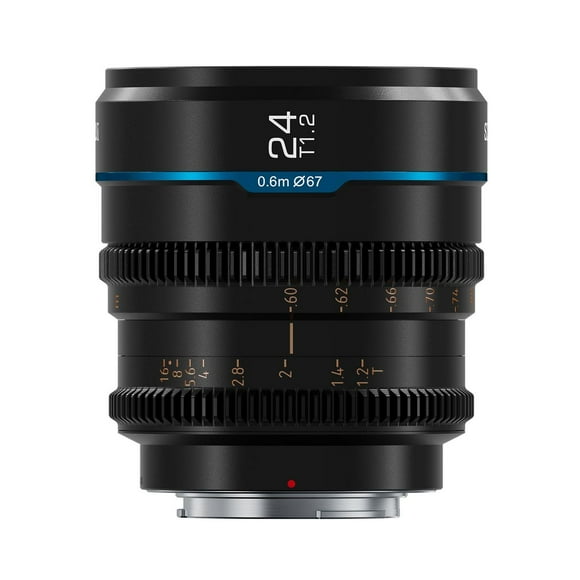 Lente de Cine SIRUI 24mm T1.2 Montura E Apertura Grande Night Walker APS-C Enfoque Manual