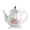 Rose Flower-40 Ounce, variant on Ceramic Tea Pot 28 Ounce Jade Color Loose Leaf Tea Brewing Set