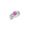 thumbnail image 5 of RYLOS Rings for Women 14K White Gold Angel Wing Birthstone Ring 7X5MM Gemstone &  Diamonds July Star Ruby Jewelry for Women Gold Rings For Women Size 6, 5 of 7