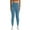 Blue, variant on WIZUTIZ Compression Leggings for Women with Pockets Comfy Casual Slimming Yoga Sweatpants Stretch Elastic High Rise Full Length Pants Solid Pants for Teen Girls Swim Party Blue