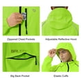thumbnail image 6 of BALEAF Men's Cycling Running Jacket Waterproof Windbreaker Reflective Yellow Size XXXL, 6 of 7