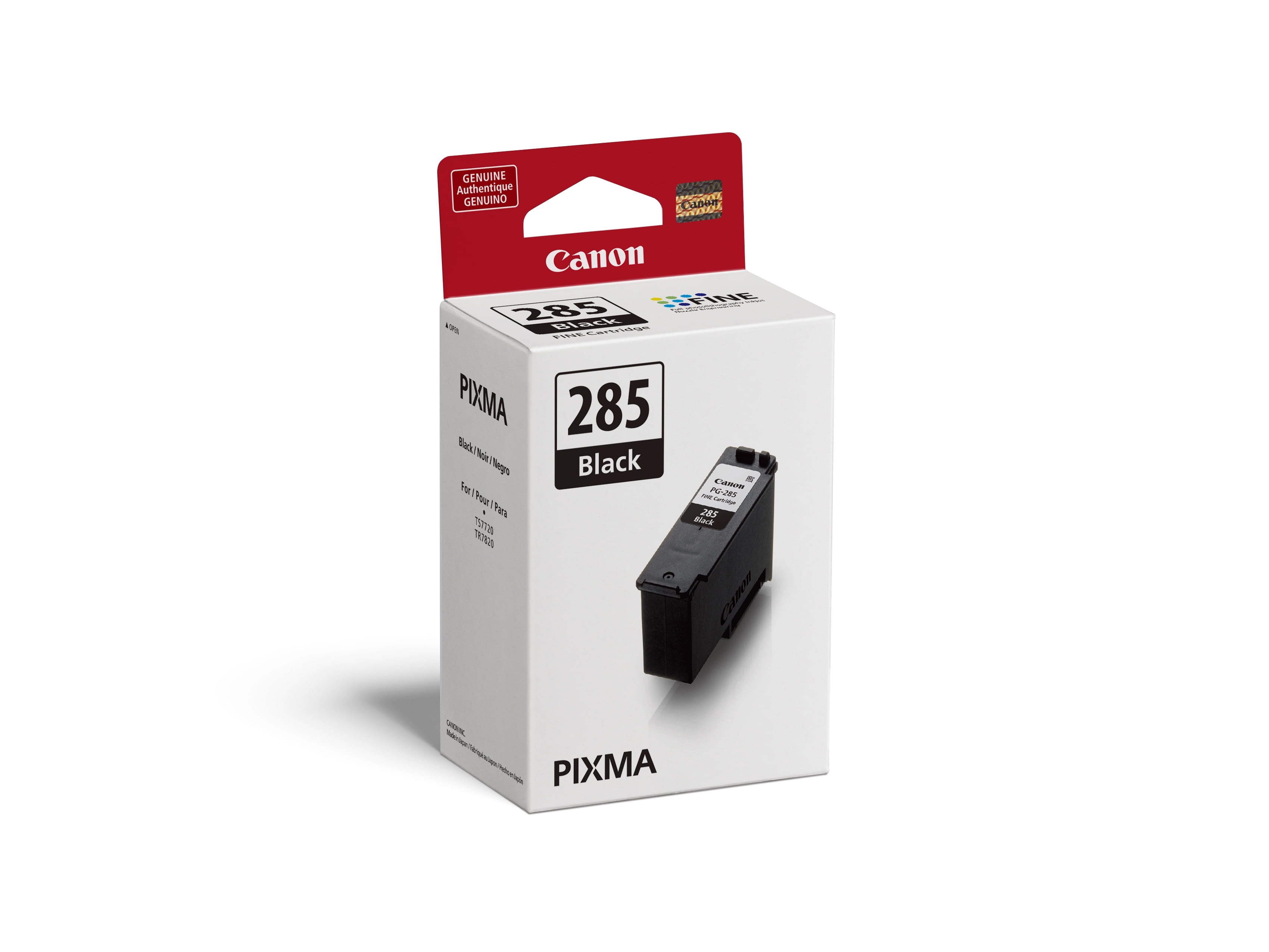 Canon PG-285 Black Ink Cartridge, Standard for PIXMA