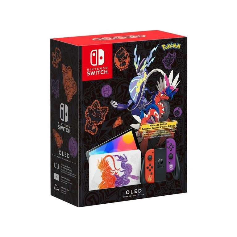 Nintendo Switch OLED Model: Pokémon Scarlet & Violet Edition, Bundle with  Cefesfy Screen Protector 