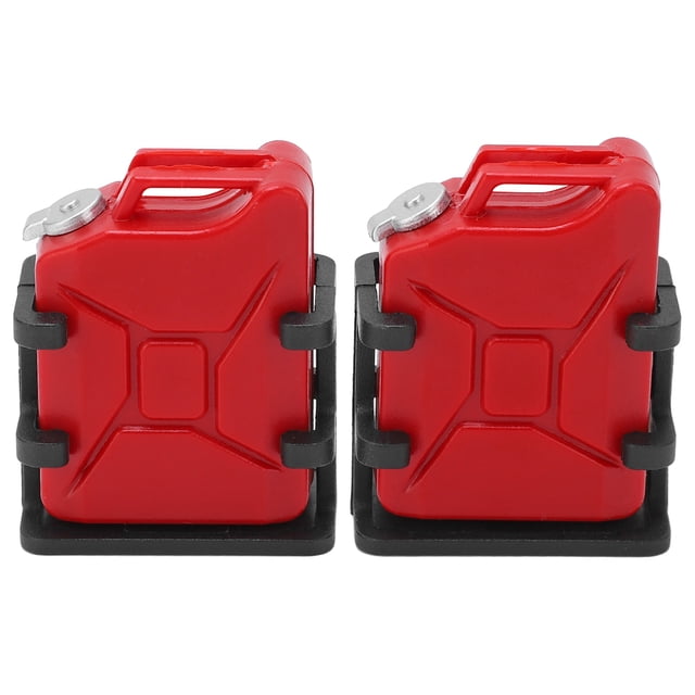 Tanque de combustible de simulación RC, 1 par de accesorios de decoración RC para coche RC Mini lata de aceite para coche RC Características de vanguardia