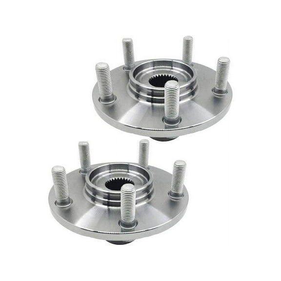 Front Wheel Hub Assembly Set - Compatible with 2007 - 2015 Mitsubishi Outlander 2008 2009 2010 2011 2012 2013 2014