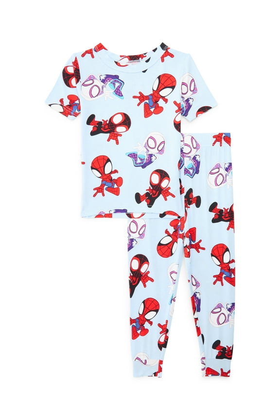 Character Toddler Viscose Unisex 2-Piece Pajama Set, Sizes 12M-5T