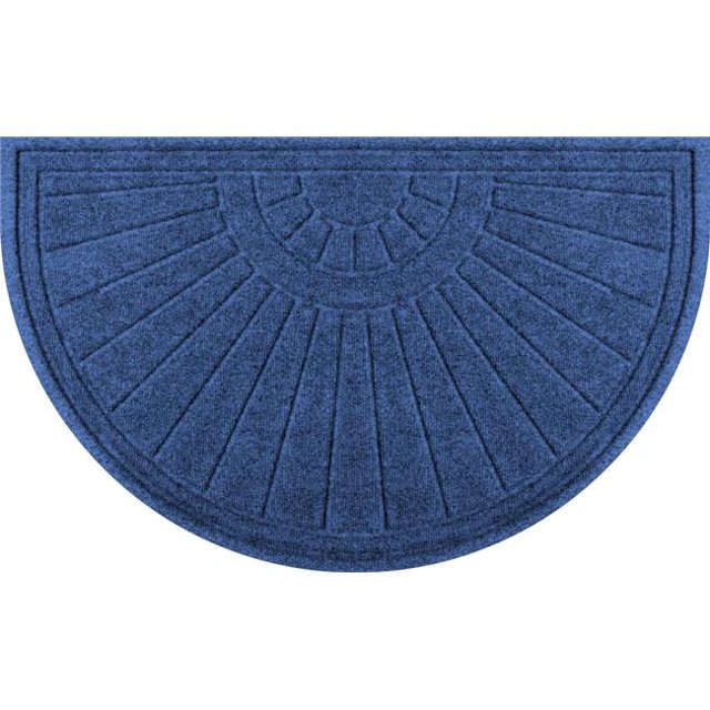 Aqua Shield 20260612439 24 x 39 Po Paillasson Demi-Rond - Bleu Marine