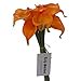 thumbnail image 3 of Lily Garden Mini 15" Artificial Calla Lily 10 Stem Flower Bouquets (Orange), 3 of 4