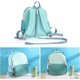 thumbnail image 3 of Children's Cute Canvas Backpacks Toddler Backpack (Blue), 3 of 4