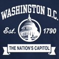 thumbnail image 3 of CafePress - Washington DC Dark T Shirt - Men's Classic Graphic Cotton T-Shirt, 3 of 4