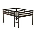 thumbnail image 5 of Harper & Bright Designs Full Size Loft Bed with Ladder, Wooden Loft Bed Frame with Strengthened Slats for Bedroom, Espresso, 5 of 7