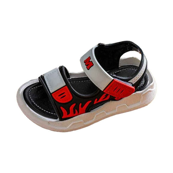 MEZZALL Breathable Boys Sandals For Kids Lightweight Comfortable Outdoor Casual Summer Shoes For Toddler Children Footwear Relaxed Fit / 6-7 Years