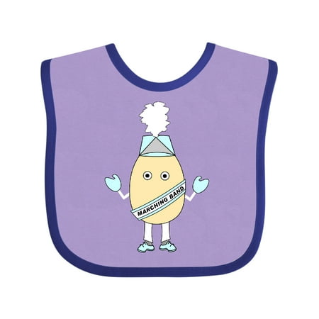 

Inktastic Marching Band Egghead White Gift Baby Boy or Baby Girl Bib