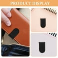 thumbnail image 3 of Hemobllo 2Pcs Fashionable Black PU Money Clips Magnetic Clamp Cash Holder for Travel and Work, 3 of 8