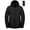 Black, variant on Men's Packable Hooded Puffer Jacket, Water Resistant Windproof with 5 Zip Pockets for Hiking Travel Black S