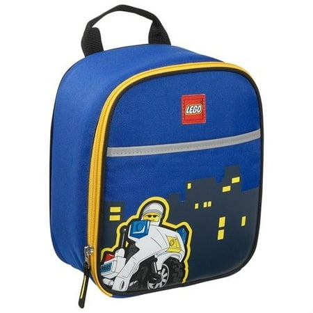 Lego Police City Nights Vertical Lunch Bag Lego Police City Nights Vertical Lunch Bag