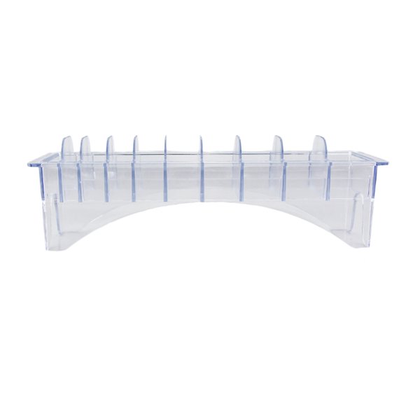 EeaseMX Caja de almacenamiento de peines Limit Comb, caja de accesorios para cortadora de cabello, caja de almacenamiento transparente (para 10 peines Limit Comb)