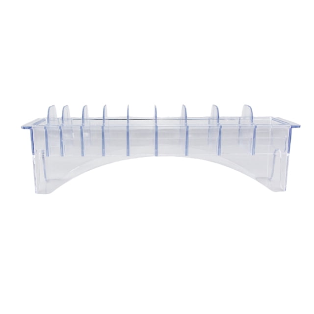 EeaseMX Caja de almacenamiento de peines Limit Comb, caja de accesorios para cortadora de cabello, caja de almacenamiento transparente (para 10 peines Limit Comb)