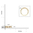 thumbnail image 5 of ANGARA Natural Nature Inspired Round Ruby & Diamond Vine Ring in 14K Yellow Gold for Women (Size-1.3mm) | July Birthstone Jewelry for Her, 5 of 10