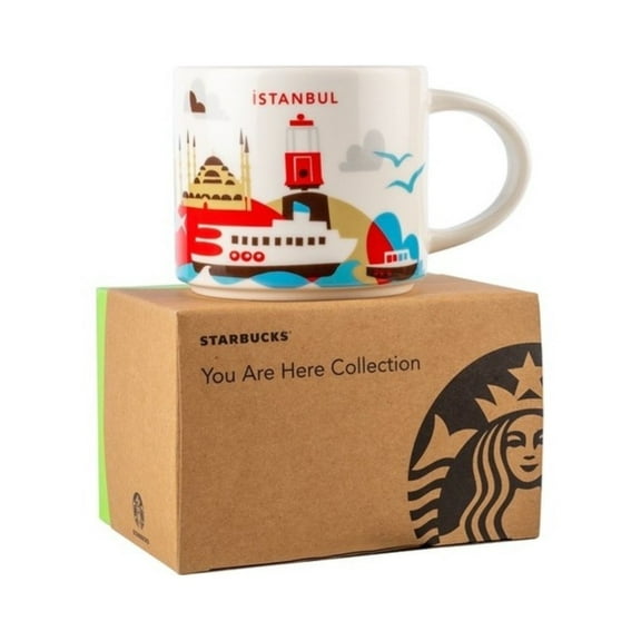 Starbucks 14 oz Istanbul City Themed Ceramic Mug