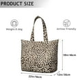thumbnail image 3 of Abstract Leopard Print Weekender Bag Modern Travel Tote with Cheetah Spots, Fashion Texture Pattern, Lightweight, 3 of 5