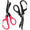 Pink and Black, variant on TICOZE 2 PACK Trauma Shears - Bandage Scissors for Nurses, 7.5" Fluoride Coated Non-stick Blades Stainless Steel Nursing scissors for Doctor, Nurses, Nursing Students,Black