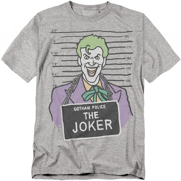 Batman T-Shirt The Joker Mugshot Unisex Graphic Tee for Men & Women