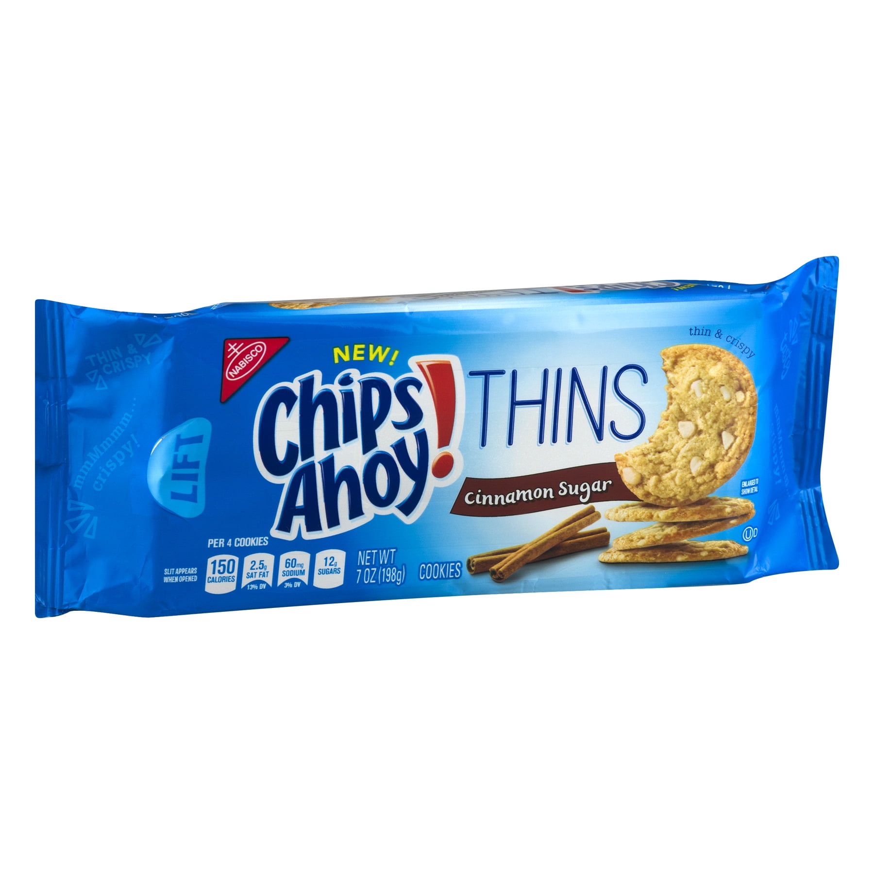 (pack of 15) Nabisco Chips Ahoy! Thins Cinnamon Sugar Cookies, 7 oz | eBay