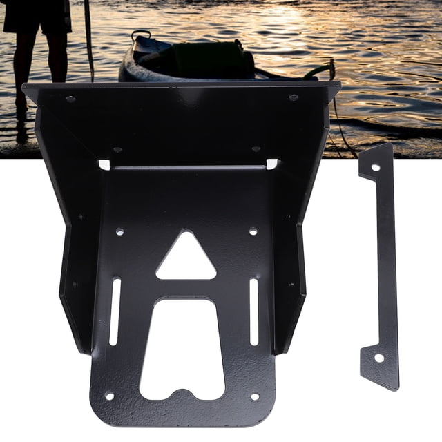 Trolling Motor Mount, Transom Motor Mount Aluminum Locking Lip Lightweight for Saltwater