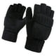 thumbnail image 4 of guantes sin dedos Flip Fingerless Gloves Tejer Mitones De Medio Dedo Para Correr Negro Negro Magideal guantes sin dedos, 4 of 7
