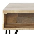 thumbnail image 4 of Simpli Home Hunter Petite Table Basse à Plateau Relevable avec Rangement Caché et Compartiments Ouverts, Naturel, 4 of 9