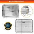 thumbnail image 3 of Air Fryer Basket Tray Replacement for Cuisinart TOATOATOAToaster Air Fryer Convection Oven * &#&#Mesh Air Fryer Steel Basket Wire Rack Accessories Parts Dishwas, 3 of 7
