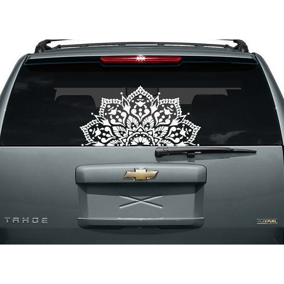 Decal ~ Mandala #5 Wall ~ Window ~ Auto Decal (15" x 30")