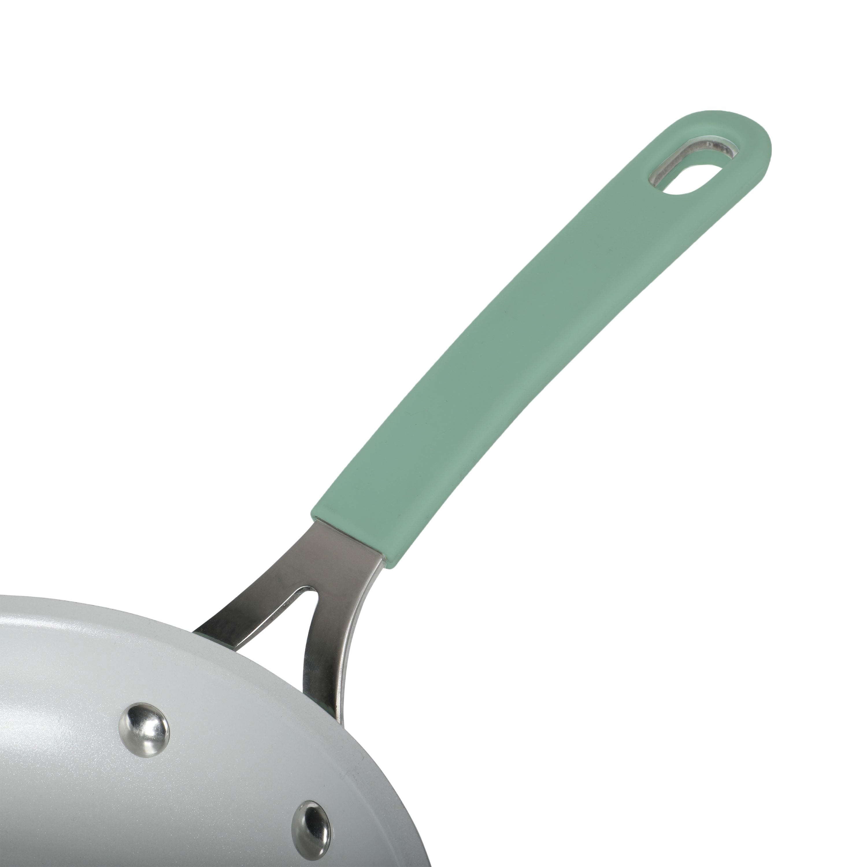 The Pioneer Woman 8-inch Ceramic Nonstick Aluminum Frying Pan Skillet, Green