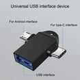 thumbnail image 6 of SPRING PARK Portable 2-in-1 USB3.0 to TYPE-C OTG Adapter Data Transfer Converter for Mobile Phone Tablet Laptop, 6 of 7