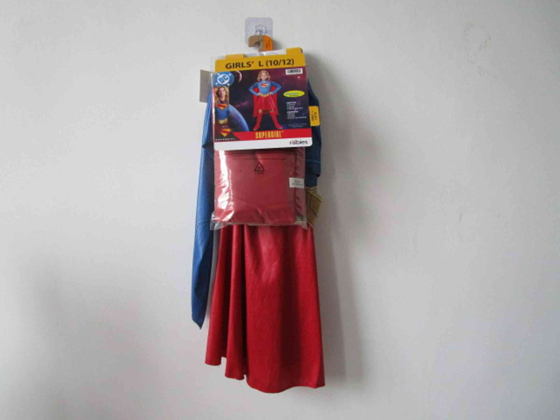 DC's Supergirl Halloween Costume for Children, Girls' Size L (10/12), by Rubies