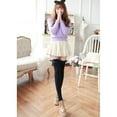thumbnail image 3 of Tiqkatyck Ankle Socks Clearance, Wavy Lace Ribbon Bow Stockings Knee High Socks Cotton Bottoming Socks Women Compression Socks for Women Crew Socks for Women No Show Socks Womens Navy One Size, 3 of 8
