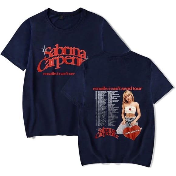 Sabrina Carpenter Tour Merch T-Shirt Women/Men Summer Tshirt Shortsleeve Tee