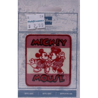 Disney Mickey Minnie Mouse Chenille Icon Towel Embroidery Applique