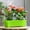 Green, variant on 16.3 Inch Rectangular Window Flower Box Planter with Tray for Balcony, Windowsill, Garden(Blue)