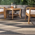 thumbnail image 5 of nuLOOM Antonia Fading Diamonds Indoor/Outdoor Area Rug, 5' x 8', Antonia Charcoal, 5 of 6