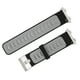 thumbnail image 2 of Correa de Reloj Deportiva Bling Bling Silicona Suave Transpirable para Oppo Watch 2 46 mm Negro Gris, 2 of 12