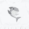 thumbnail image 4 of Inktastic Cute Shark, Little Shark, Gray Shark, Sea Animal Girls Toddler Dress, 4 of 5