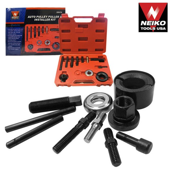 NEIKO 20647A - 13 Pc Power Steering Pump - Alternator - AC Remover Pulley Puller